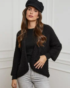 Alice & Charlotte Gilets Et Cardigans|Gilet Manon noir