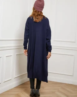 Fleur de cachemire Gilets Et Cardigans|Gilet Nina navy