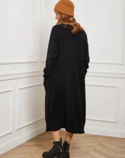 Fleur de cachemire Gilets Et Cardigans|Gilet Nina noir