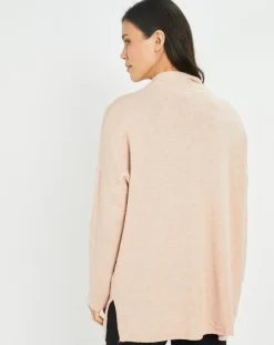 Lauren Vidal Gilets Et Cardigans|Gilet Plume rose pâle