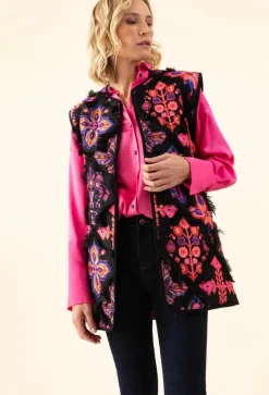 Bleu Blanc Rouge Gilets Et Cardigans|Gilet Romy noir