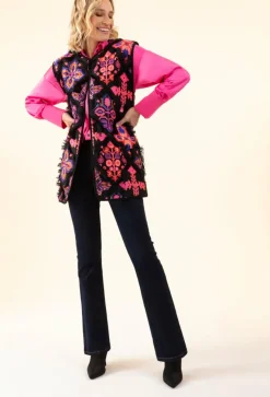 Bleu Blanc Rouge Gilets Et Cardigans|Gilet Romy noir