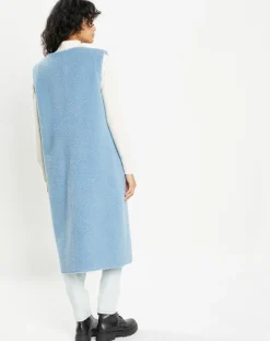 Lou Andrea Gilets Et Cardigans|Gilet réversible en Fausse Fourrure 373 Mont bleu