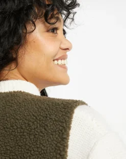 Lou Andrea Gilets Et Cardigans|Gilet réversible en Fausse Fourrure Dafne military