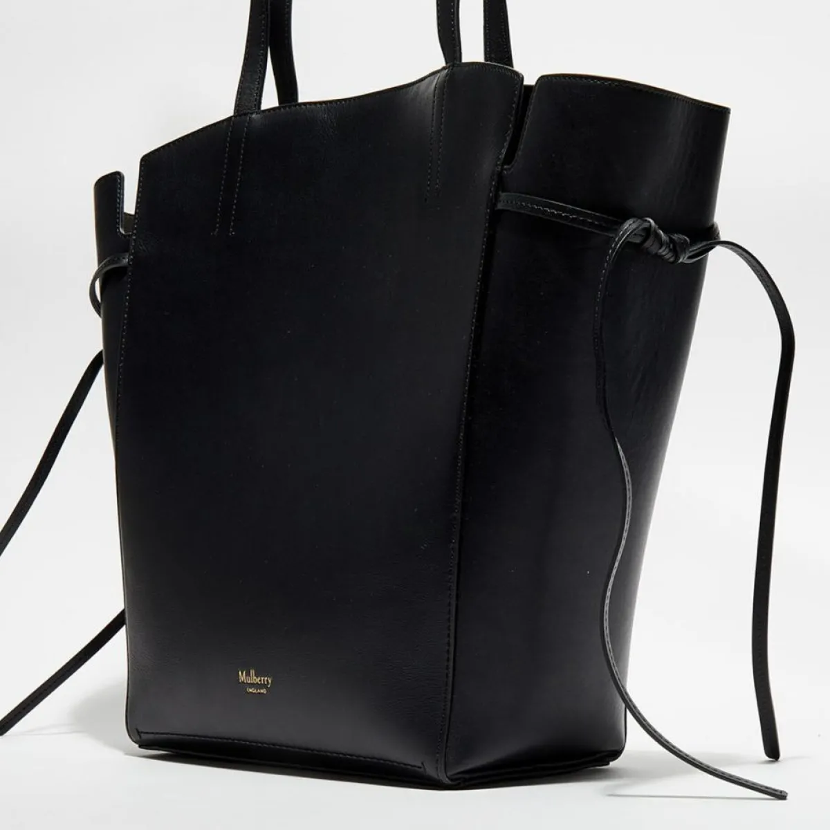 Mulberry Sacs|Grand sac cabas en Cuir Clovelly noir - 50x40x16 cm