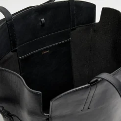 Mulberry Sacs|Grand sac cabas en Cuir Clovelly noir - 50x40x16 cm