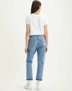 Levi's® Jeans|Jean 501 Crop coupe droite bleu