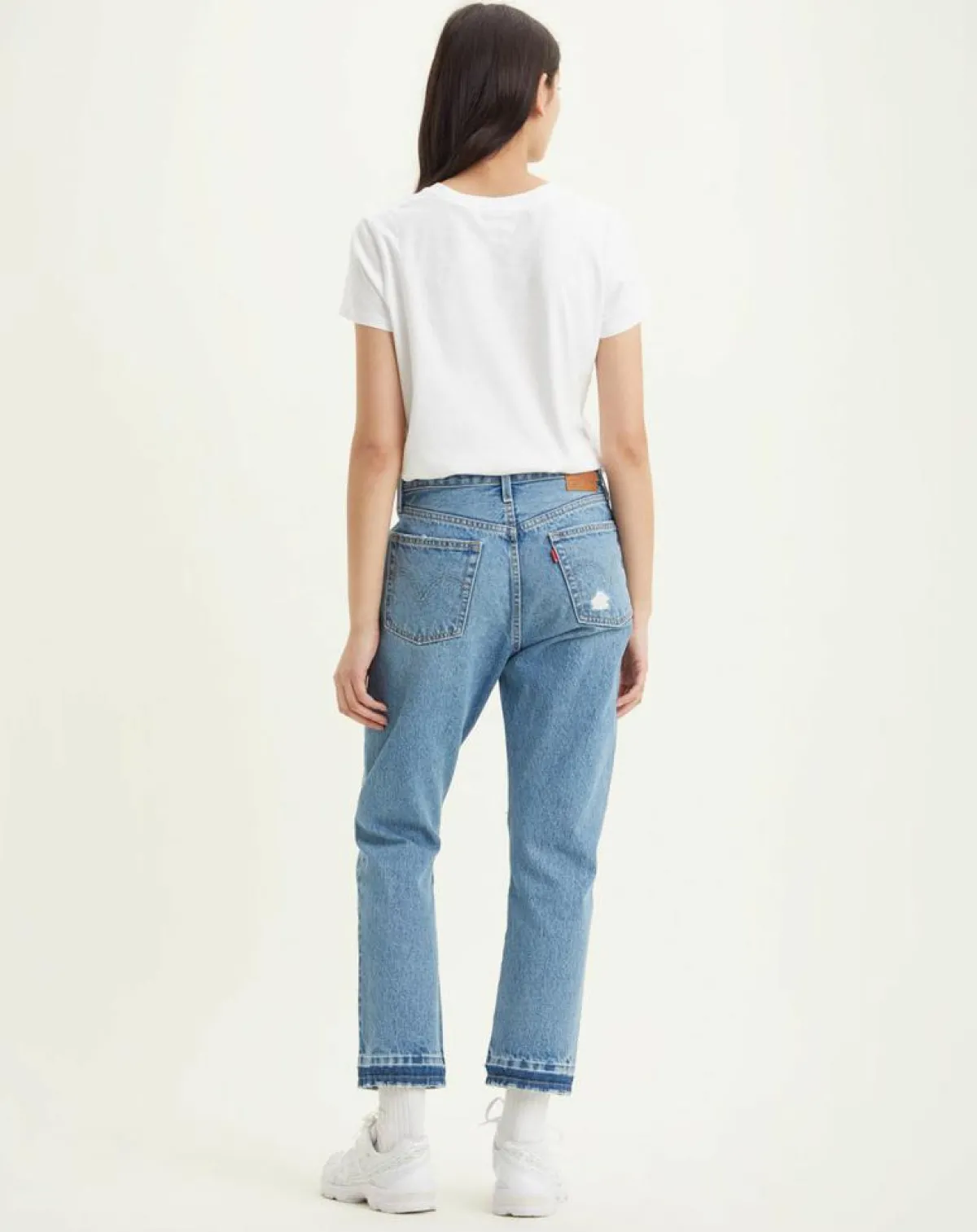 Levi's® Jeans|Jean 501 Crop coupe droite bleu