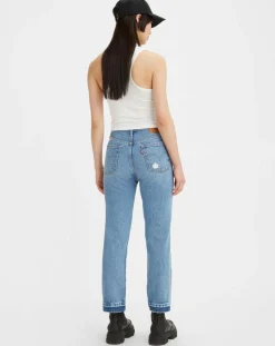 Levi's® Jeans|Jean 501 Crop coupe droite bleu