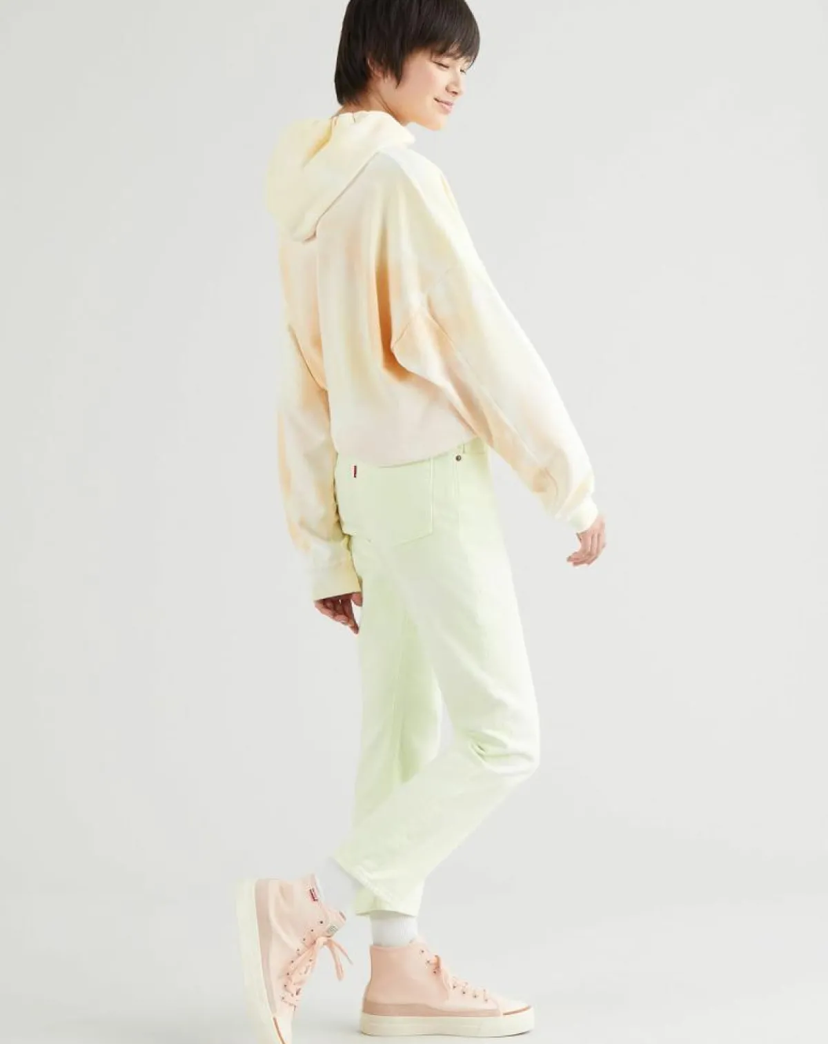 Levi's® Jeans|Jean 501 Crop In The Lime pastel jaune