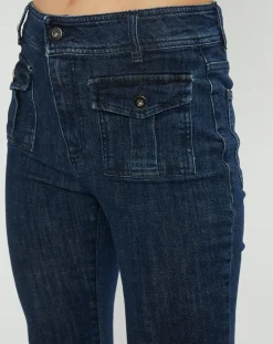 Lauren Vidal Jeans|Jean Biba bleu