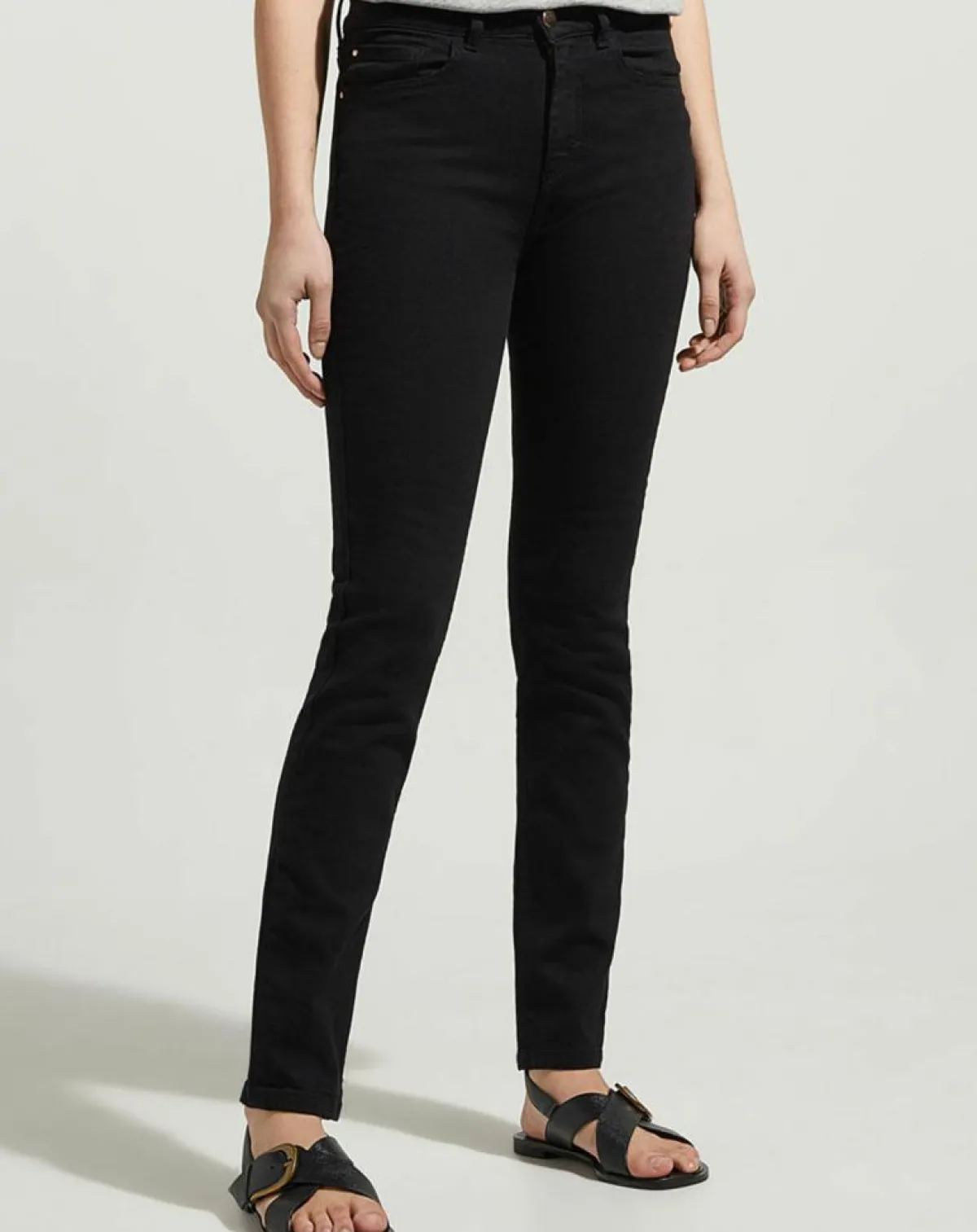Jodhpur Jeans|Jean Bmock droit brut noir
