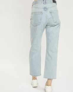 Scotch & Soda Jeans|Jean boyfriend crop det couture bleu clair