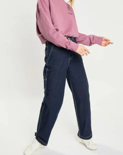 Element Jeans|Jean brut large bleu foncé