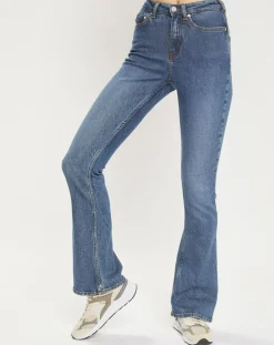 Scotch & Soda Jeans|Jean charm flare taille haute bleu moyen
