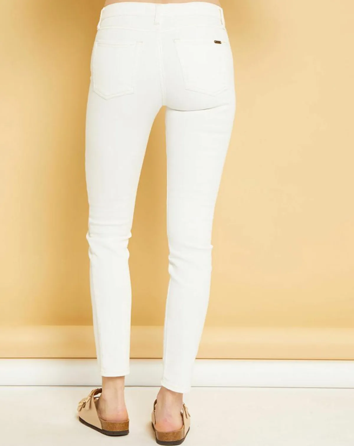 Acquaverde Jeans|Jean Denim Craft Scarlett blanc
