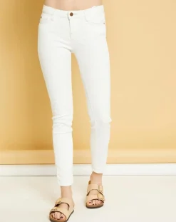 Acquaverde Jeans|Jean Denim Craft Scarlett blanc