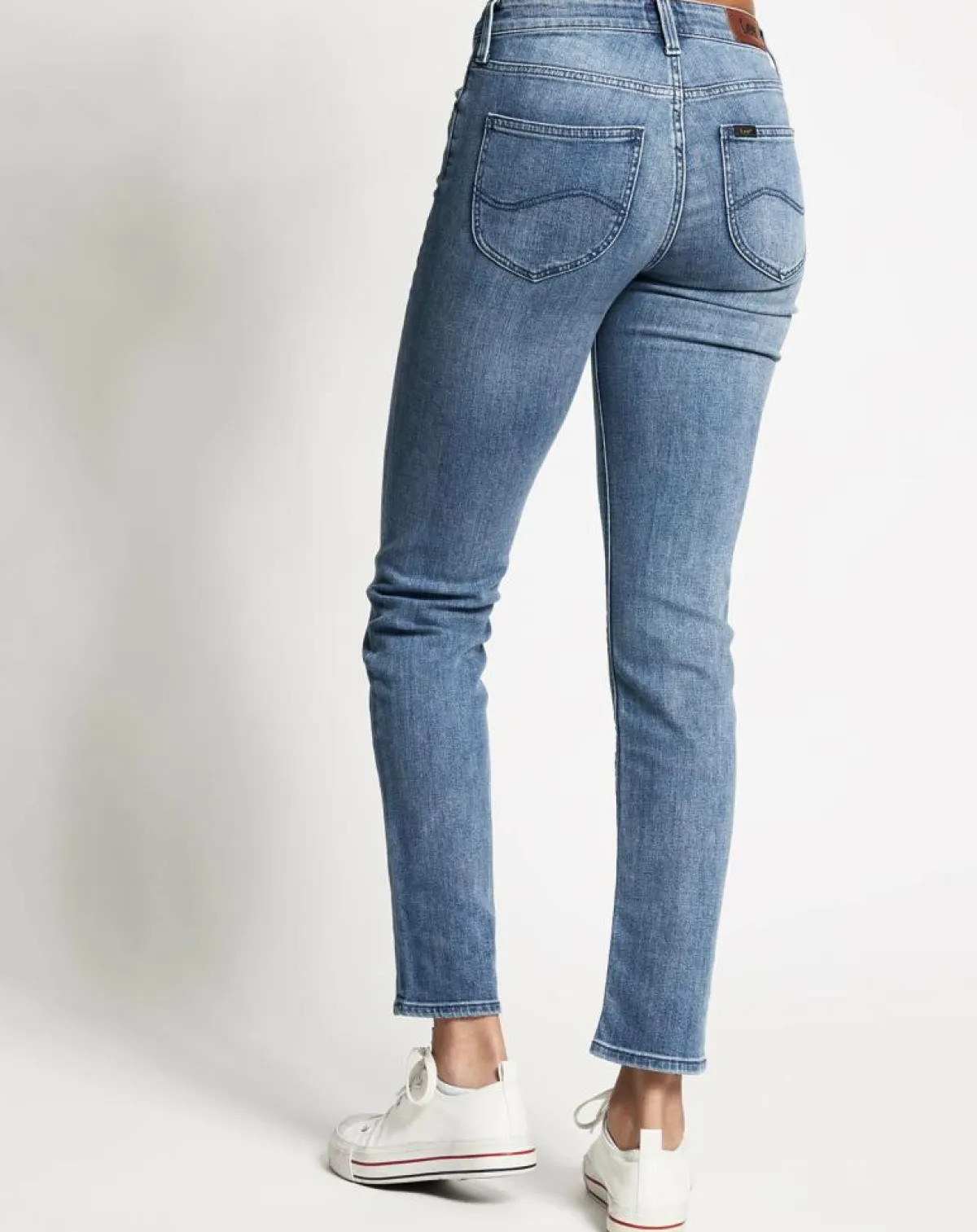 Lee Jeans|Jean droit Elly Hr bleu délavé