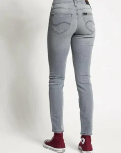 Lee Jeans|Jean droit Elly Hr gris