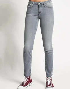 Lee Jeans|Jean droit Elly Hr gris