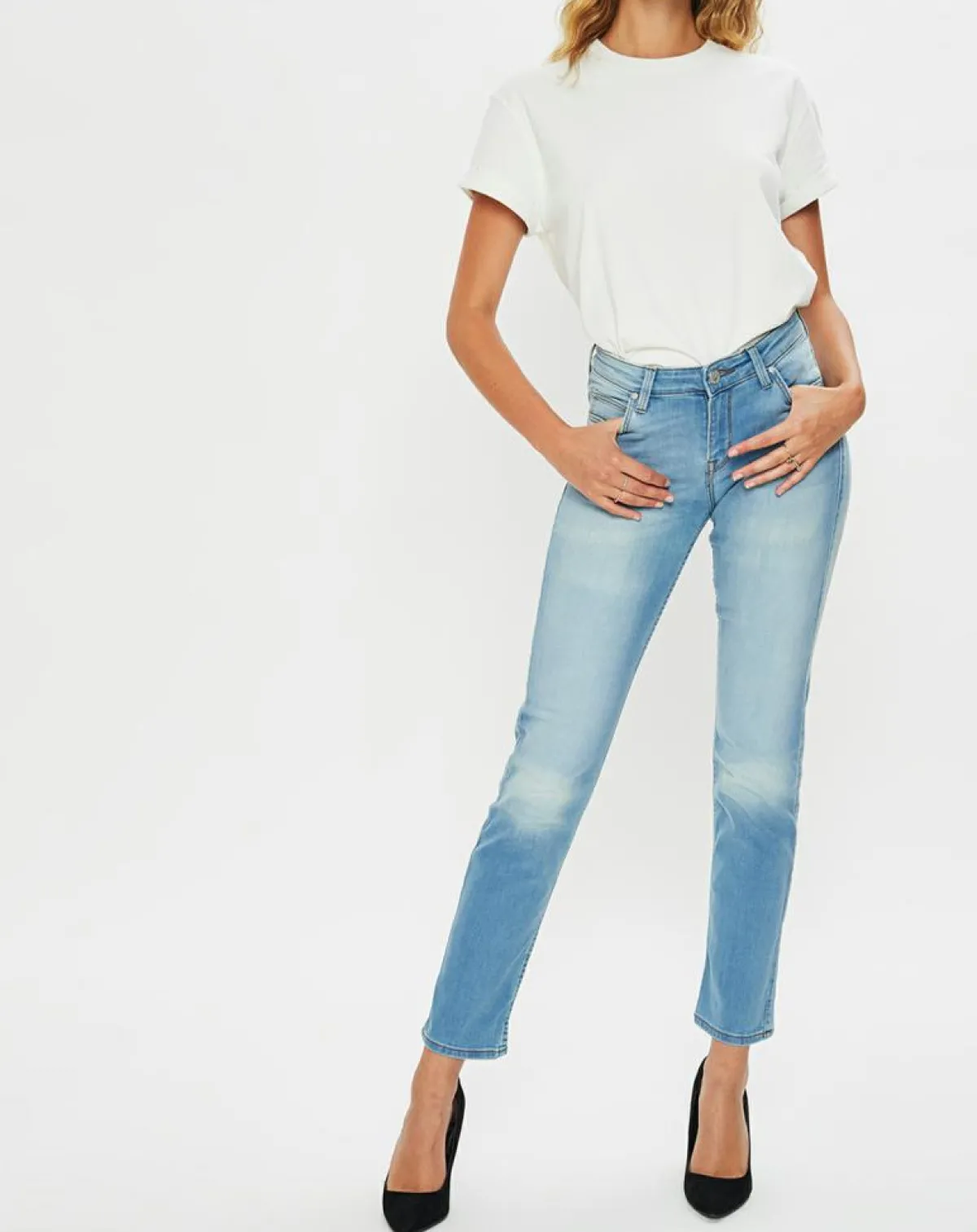 Lee Jeans|Jean Droit Marion Th bleu clair