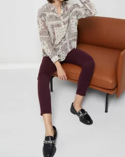 Swildens Jeans|Jean Johan bordeaux