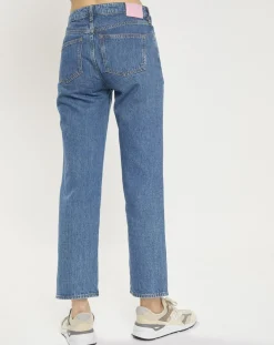 Scotch & Soda Jeans|Jean Regular Fit taille haute Sky bleu brut