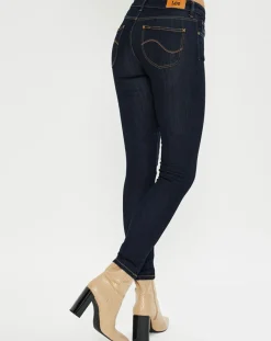 Lee Jeans|Jean skinny Scarlett One Wash bleu foncé