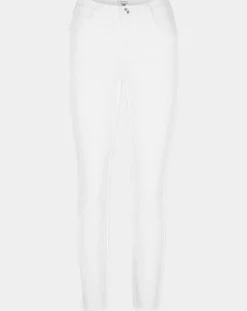 Galeries Lafayette Jeans|Jean Slim en Toile de coton Mina blanc