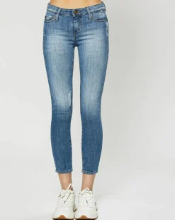 Swildens Pantalons|Jean Somain bleu jean delavé