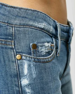 Swildens Pantalons|Jean Somain bleu jean delavé