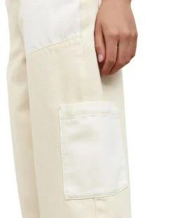 Marc O'Polo Jeans|Jean Taille haute Oversize Patch blanc