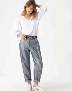 Indies Jeans|Jean Timee bleu/argenté