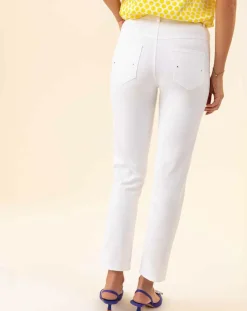 Bleu Blanc Rouge Jeans|Jean Trefle blanc