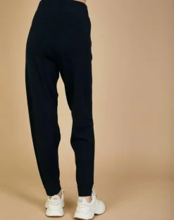 Cashmere Tribu Pantalons|Jogging en Laine Cachemire Olivia noir