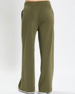 Marc O'Polo Pantalons|Jogging large taille élastique kaki