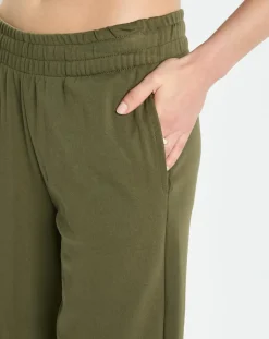 Marc O'Polo Pantalons|Jogging large taille élastique kaki