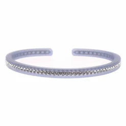Les Interchangeables Bracelets|Jonc Gomme Strass 1 rang lilas clair