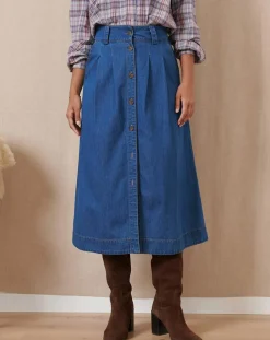 Garance Paris Pantalons|Jupe Tolede bleue