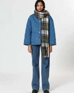 The Korner Manteaux|Manteau Cassie bleu