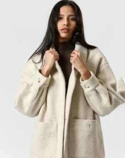 The Korner Manteaux|Manteau Célia blanc