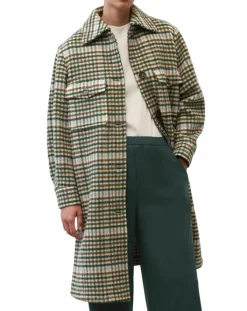 Marc O'Polo Manteaux|Manteau en Laine mélangée à carreaux multicolore