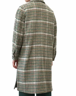 Marc O'Polo Manteaux|Manteau en Laine mélangée à carreaux multicolore