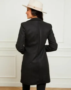 Alice & Charlotte Manteaux|Manteau en Laine mélangée Bérénice noir