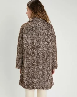 The Korner Manteaux|Manteau en Laine mélangée Justine marron