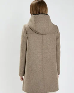 Zapa Manteaux|Manteau en Laine mélangée Meros beige