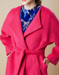 Belair Manteaux|Manteau en Laine mélangée Mika rose