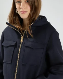 Zapa Manteaux|Manteau en Laine mélangée Marcela nocturne