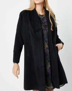 Molly Bracken Manteaux|Manteau façon peignoir noir