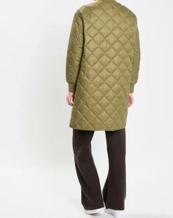 Marc O'Polo Manteaux|Manteau long matelassé kaki
